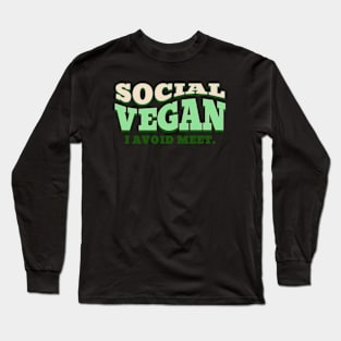 Social Vegan Long Sleeve T-Shirt